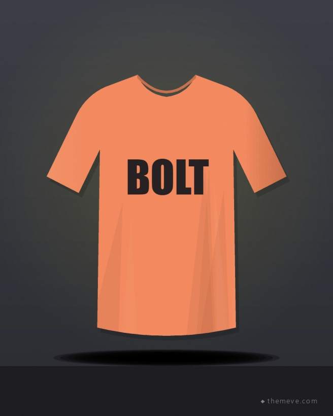 Bolt Logo Tee — Blaze