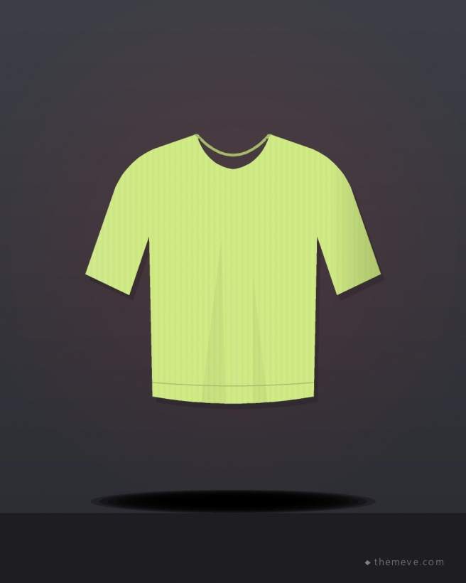 Rib Crop Top — Lime