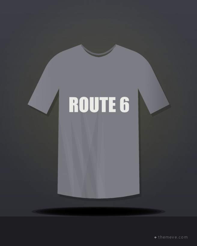 Route 6 Tee — Concrete