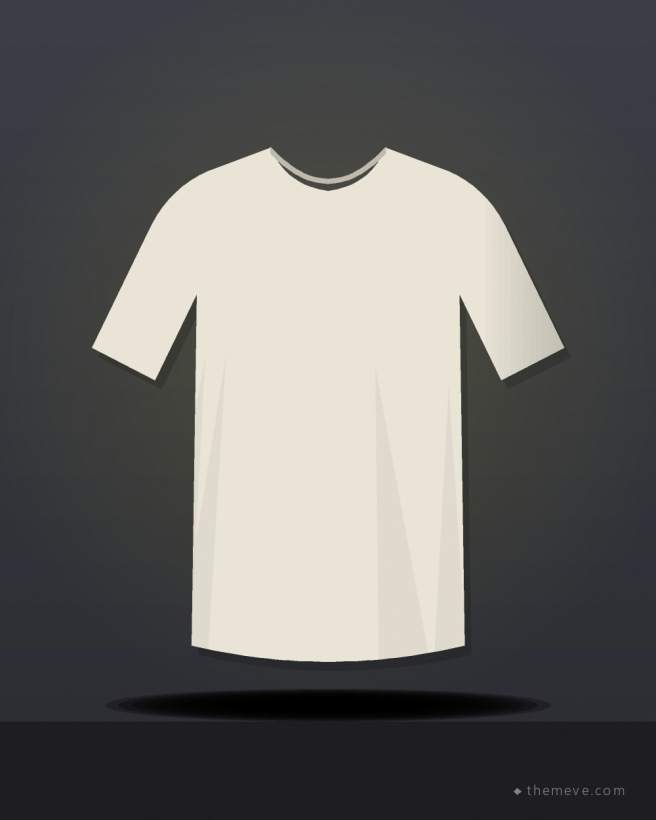Blank Heavy Tee — Bone